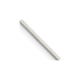 Sterling Silver .8mm Square Snake Chain QSQ025-24