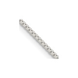 22 inch Sterling Silver 1.25mm 8 Sided Diamond-cut Box Chain Necklace
