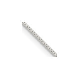 26 inch Sterling Silver 1mm 8 Sided Diamond-cut Box Chain Necklace