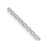 20 inch Sterling Silver 2mm Rolo Chain Necklace with Lobster Clasp