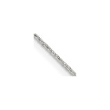 Sterling Silver .85mm Diamond-cut Round Spiga Chain QSR025-28