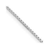 Sterling Silver .6mm Mirror Box Chain QPE33-24