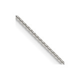 16 inch Sterling Silver 1mm Round Franco Chain Necklace