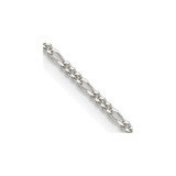20 inch Sterling Silver 1.4mm Figaro Chain Necklace