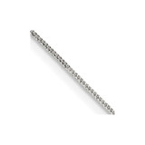Sterling Silver .8mm Curb Chain QPE55-24