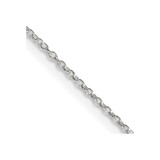 18 inch Sterling Silver 1.30mm Forzantina Cable Chain Necklace