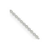 Sterling Silver .95mm Diamond-cut Forzantina Cable Chain QPE81-20