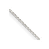14 inch Sterling Silver 1mm Round Spiga Chain Necklace