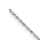 20 inch Sterling Silver 1.25mm Loose Rope Chain Necklace