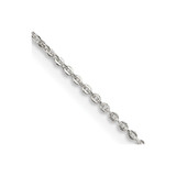 Sterling Silver .9mm Flat Link Cable Chain QPE76-20