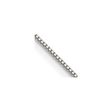 Sterling Silver .6mm Box Chain QBX012-20