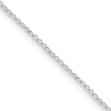 Sterling Silver Curb Chain QPE10-18