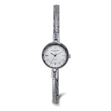 Charles-Hubert 25mm Womens White Dial Stainless Steel Quartz Watch