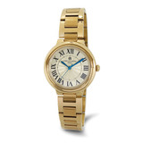 Charles-Hubert 33mm Unisex Champagne Dial Gold-Plated Stainless Steel Quartz Watch