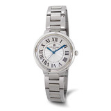 Charles-Hubert 33mm Unisex Silver-Tone Dial Stainless Steel Quartz Watch