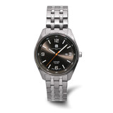 Charles-Hubert 42mm Mens Black Dial Titanium Quartz Watch