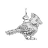 Small Cardinal Charm (Choose Metal) by Rembrandt