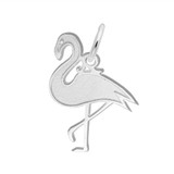 Flamingo Charm (Choose Metal) by Rembrandt Style 1042