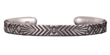 NOUVEAU Sterling Silver by Nik Lub Handmade Cuff Bracelet - Made to Order, 2 Week Lead Time