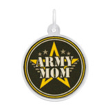Army Mom Disc Charm (Choose Metal) by Rembrandt