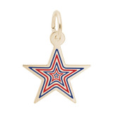 Painted USA 250 – Multiple Star Charm (Choose Metal) by Rembrandt