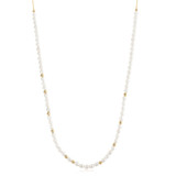 Ania Haie Gold-Plated Sterling Silver and White Set Slider Necklace