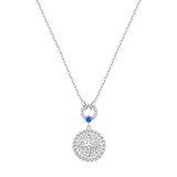 17"+2" Ania Haie Rhodium-Plated Sterling Silver Star Signet Necklace