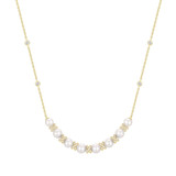 16"+2" Ania Haie Gold-Plated Sterling Silver Braided Simulated Pearl Necklace