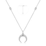 Ania Haie Rhodium-Plated Sterling Silver Reversible Horn Necklace