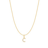 16"+3" Ania Haie Gold-Plated Sterling Silver Letter C Initial Necklace