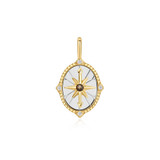 Ania Haie Two-Tone Plated Sterling Silver Star Disc Charm