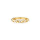 Ania Haie Gold-Plated Sterling Silver Sparkle Twisted Ring R075-01G