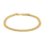Men's 14K Gold-Filled Flat Curb Bracelet by ETHOS - UB0129