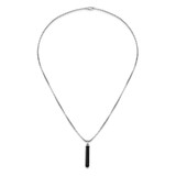 Additional view of Mens Linear Black Onyx Pendant Necklace by ETHOS - UN0126