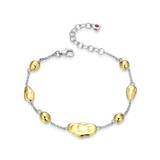 ELLE Jewelry Aurelia Two-Tone Plated Sterling Silver Bracelet LB0273
