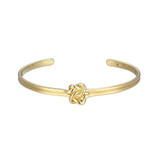ELLE Jewelry Eternal Gold-Plated Sterling Silver Cuff Bracelet LB0248