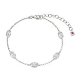 ELLE Jewelry Serenelle Sterling Silver Cubic Zirconia Bracelet LB0267