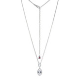 ELLE Jewelry Serenelle Sterling Silver Cubic Zirconia Necklace LN0267