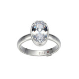 ELLE Jewelry Serenelle Sterling Silver Cubic Zirconia Ring LR0265