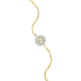 M by Monte Luna Lotus Tag Bolo 14K Yellow Gold-Plated Sterling Silver Bracelet BB0025Y
