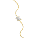 M by Monte Luna Butterfly Bolo 14K Yellow Gold-Plated Sterling Silver Bracelet BB0035Y