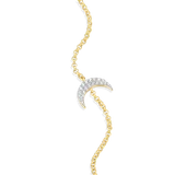 M by Monte Luna Crescent Bolo 14K Yellow Gold-Plated Sterling Silver Bracelet BB0042Y