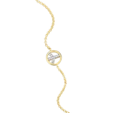 M by Monte Luna Peace Bolo 14K Yellow Gold-Plated Sterling Silver Bracelet BB0046Y