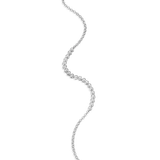 M by Monte Luna Lab-Created Diamond Line Tennis Bolo Rhodium-Plated Sterling Silver Bracelet BB0104W