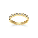 M by Monte Luna Bezel-Set Eternity Band 14K Yellow Gold-Plated Sterling Silver Ring BR0304Y