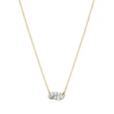 Charles Garnier 14K Gold Diamond Rope Chain Necklace - 0.096 ctw