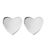 ELLE Rhodium-Plated Sterling Silver Polished Earrings