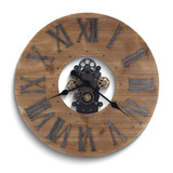 Howard Miller Forest Gallery 24 Inch Natural Wood Wall Clock