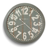 Howard Miller Quade 36.5 Inch Blue-Gray Metal Gallery Wall Clock