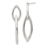 Sterling Silver Polished Post Dangle Earrings